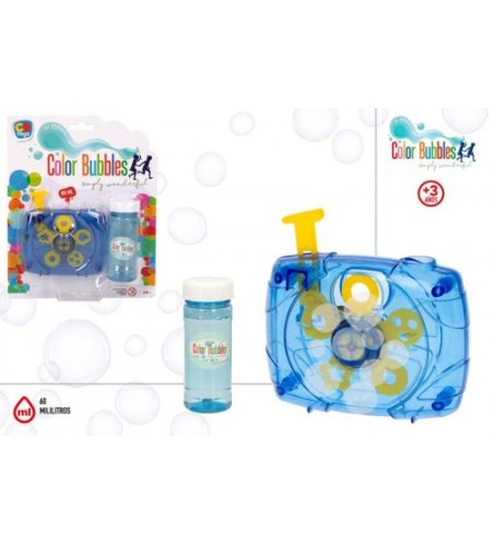 Ziepju burbuļu pūšamais Fotoaparāts Color Bubbles 3+ CB45823
