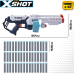 Pistole ar 48 porol. šautriņām līdz 27 m X-Shot Turbo Fire ZURU 8 g+ CB46561