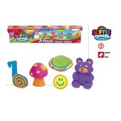 Plastilīna komplekts 5 krāsas 2+ CB46722