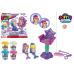 Plastilīna komplekts Mirdzošas nāriņas  Softee Dough 3+ CB46916