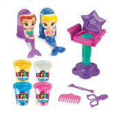 Plastilīna komplekts Mirdzošas nāriņas  Softee Dough 3+ CB46916