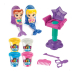 Plastilīna komplekts Mirdzošas nāriņas  Softee Dough 3+ CB46916