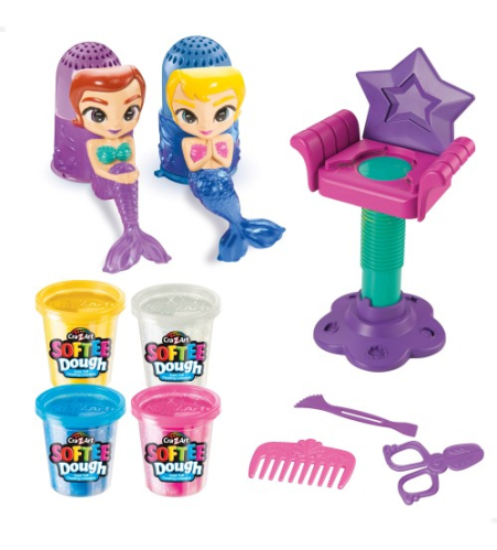 Plastilīna komplekts Mirdzošas nāriņas  Softee Dough 3+ CB46916