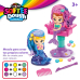 Plastilīna komplekts Mirdzošas nāriņas  Softee Dough 3+ CB46916