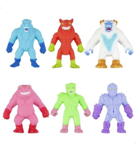 Elastīgo figūriņu komplekts 6 gb. 8 cm Stretchapalz Monster Series CB47718