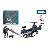 Policijas komplekts ar helikopteru vai motociklu CB49728