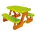 Mochtoys Plastmasas galds ar soliem *107227* 78x79x47cm