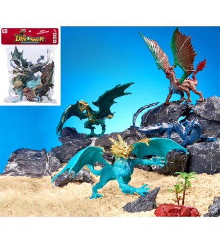 Pūķu dinozauru komplekts 4 gb. HW23034757